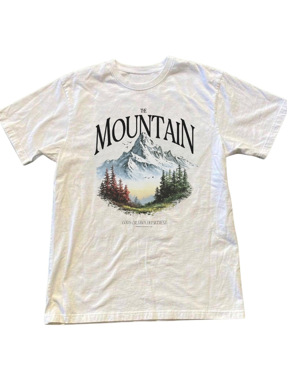 Gildan The Mountain White Graphic Tee